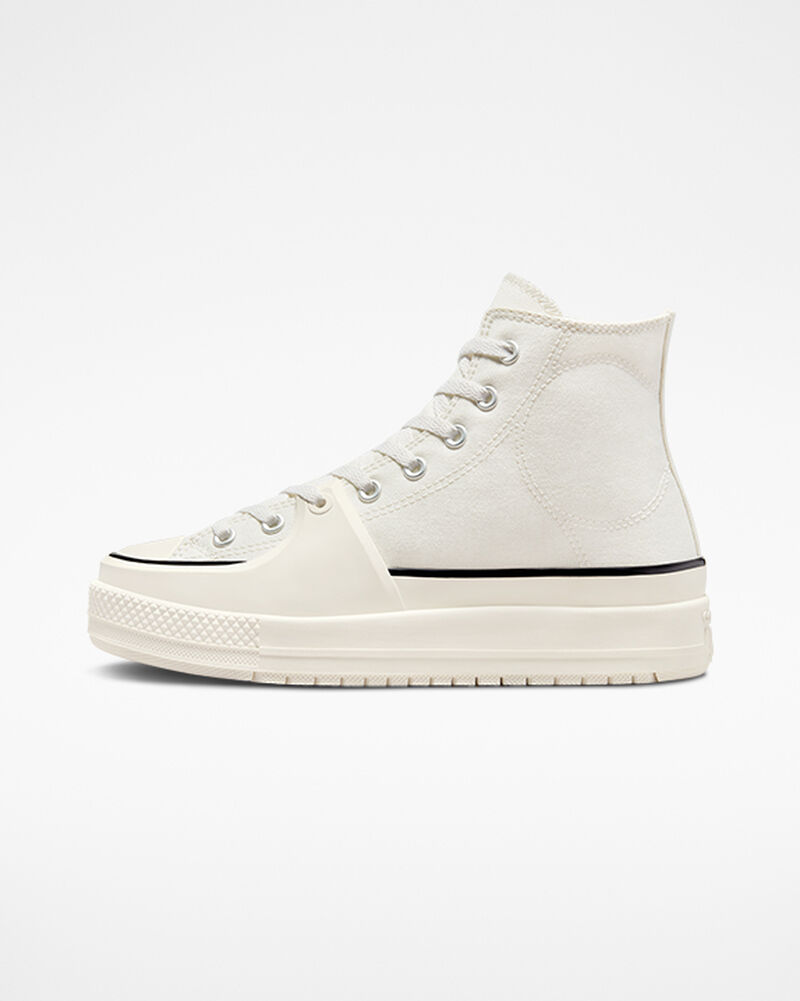 Dámské Vysoké Converse ​Chuck Taylor All Star Construct Unisex Bílé Černé | 3256-PMOZN