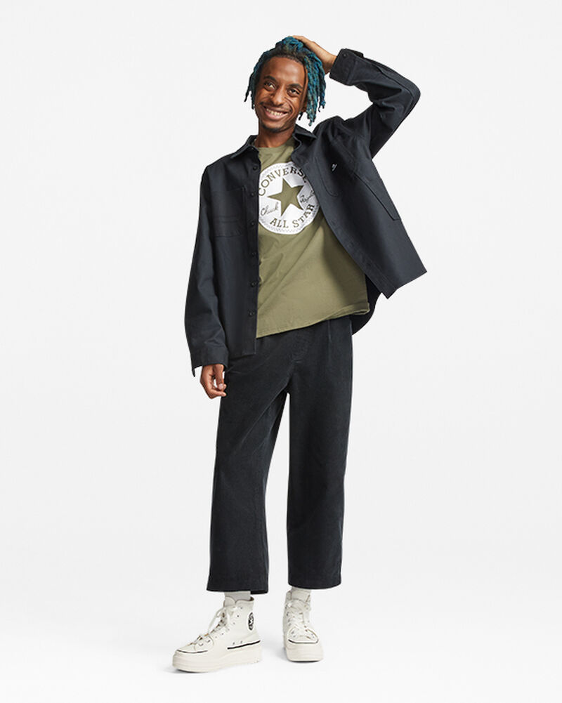 Dámské Vysoké Converse ​Chuck Taylor All Star Construct Unisex Bílé Černé | 3256-PMOZN