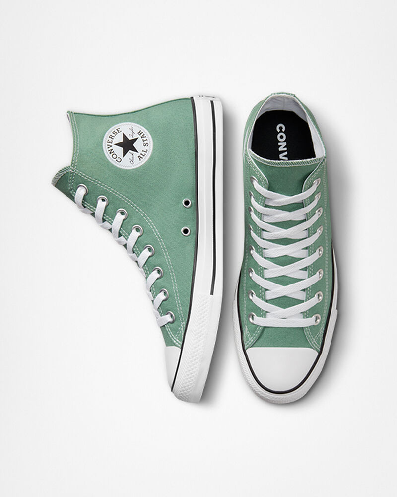 Dámské Vysoké Converse ​Chuck Taylor All Star Surplus Platene Unisex Olivy Zelené Bílé Černé | 3540-XPTEK