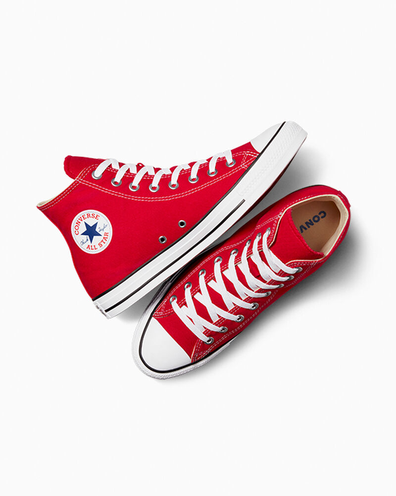 Dámské Vysoké Converse ​Chuck Taylor All Star Classic Unisex Červené | 4895-UPYJN