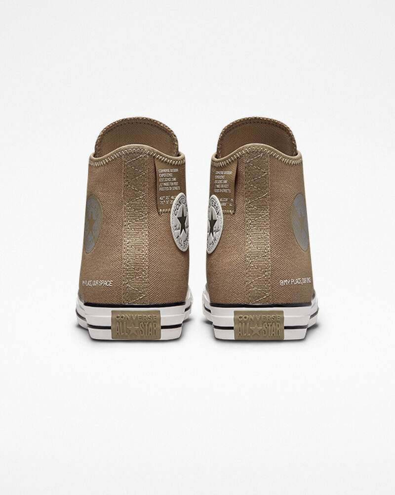 Dámské Vysoké Converse ​Chuck Taylor All Star Outdoorové Experience Unisex Bílé Černé | 5016-RWAOD