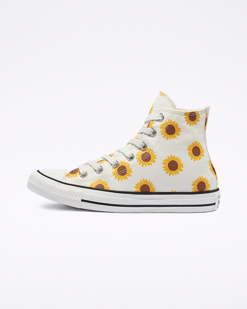 Dámské Vysoké Converse ​Chuck Taylor All Star Summer Spirit Hnědé | 5438-EQHLV