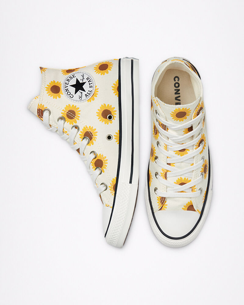 Dámské Vysoké Converse ​Chuck Taylor All Star Summer Spirit Hnědé | 5438-EQHLV