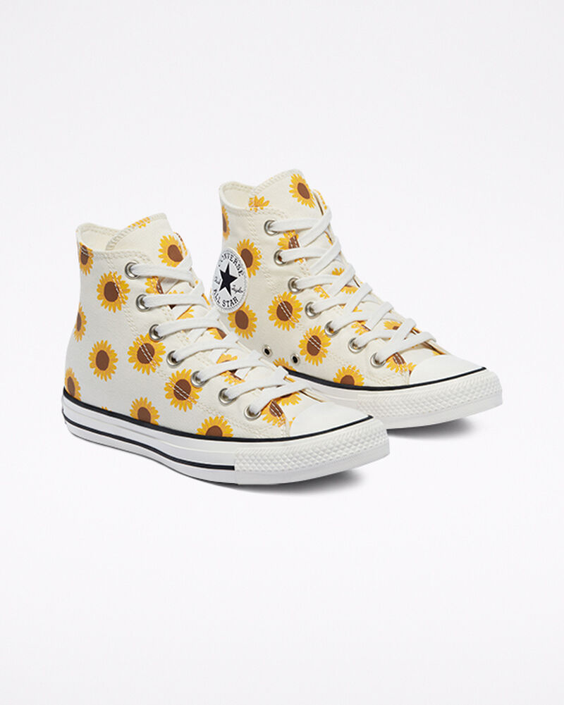 Dámské Vysoké Converse ​Chuck Taylor All Star Summer Spirit Hnědé | 5438-EQHLV