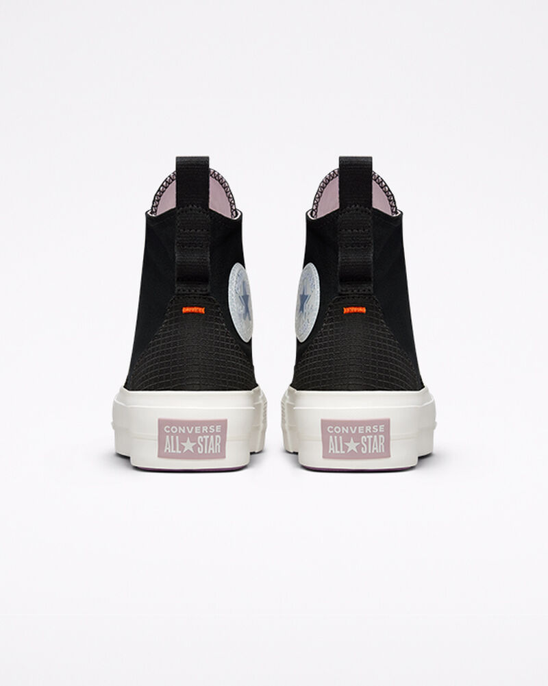 Dámské Vysoké Converse ​Chuck Taylor All Star Lift Future Utility Černé Fialové | 5937-LAJYS