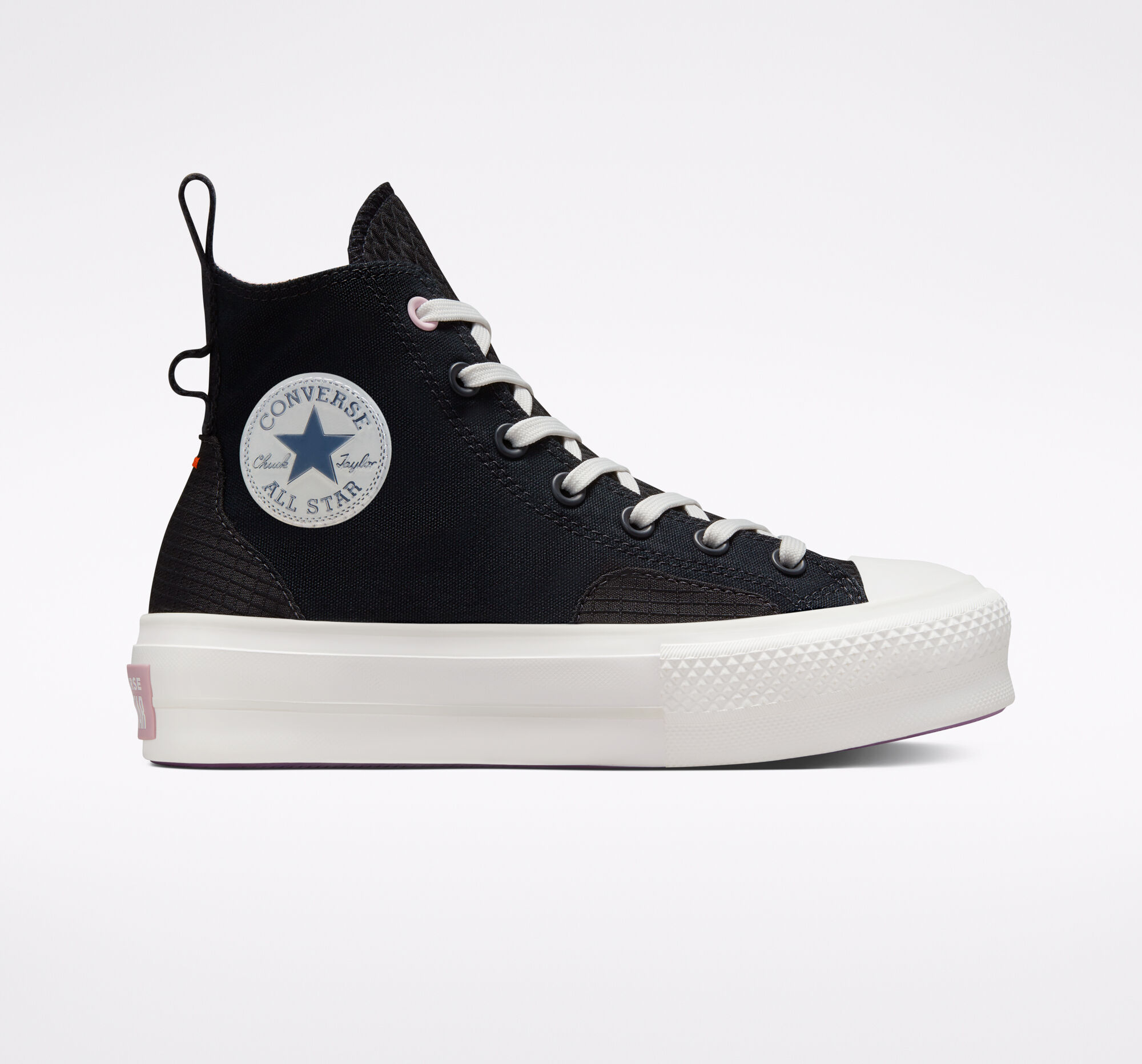 Dámské Vysoké Converse ​Chuck Taylor All Star Lift Future Utility Černé Fialové | 5937-LAJYS