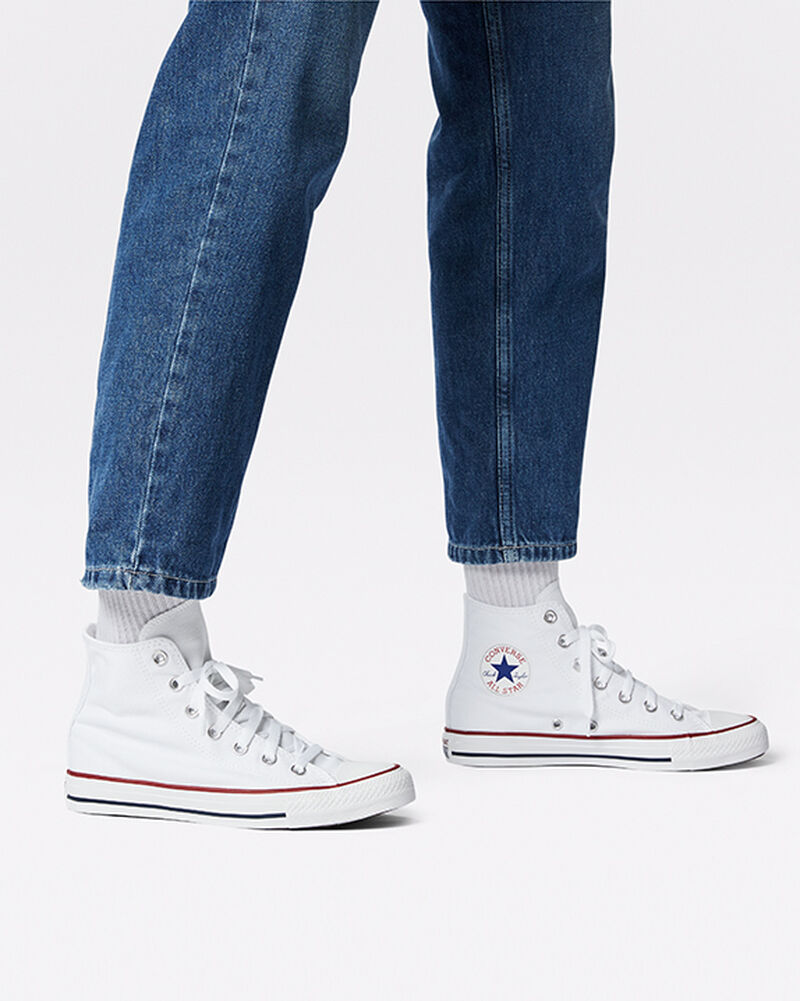 Dámské Vysoké Converse ​Chuck Taylor All Star Classic Unisex Bílé | 6127-OSBLY
