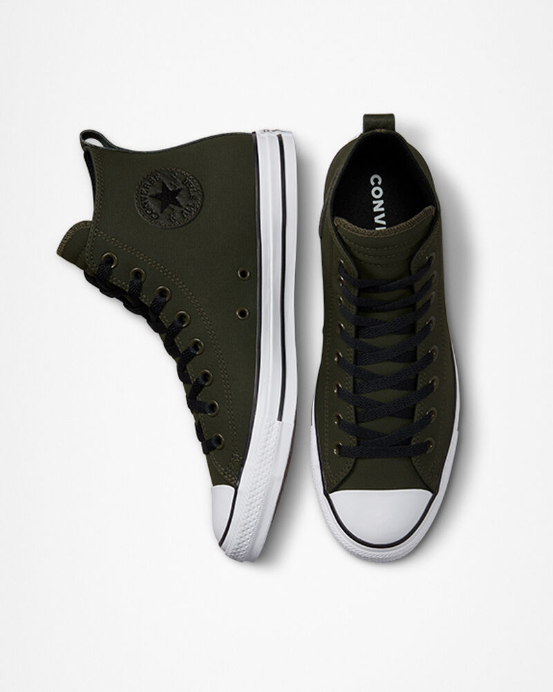 Dámské Vysoké Converse ​Chuck Taylor All Star TecTuff Unisex Zelene Bílé Černé | 6183-NPQHL