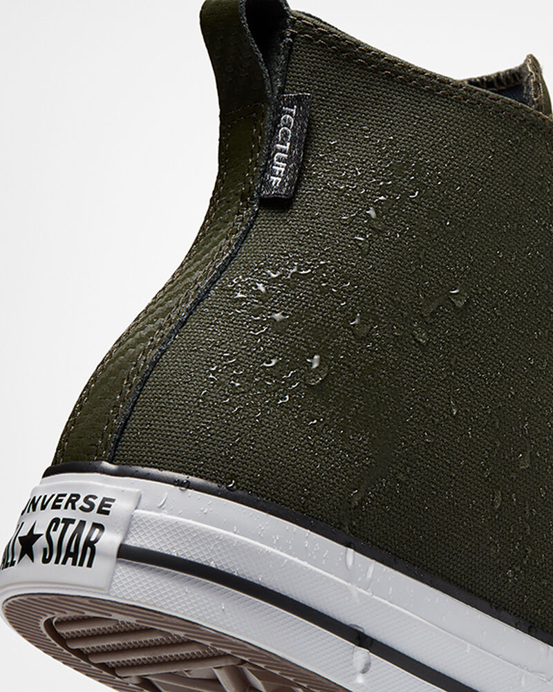 Dámské Vysoké Converse ​Chuck Taylor All Star TecTuff Unisex Zelene Bílé Černé | 6183-NPQHL