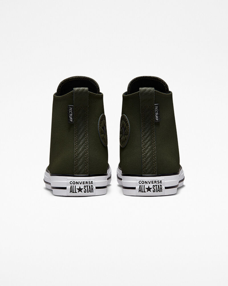 Dámské Vysoké Converse ​Chuck Taylor All Star TecTuff Unisex Zelene Bílé Černé | 6183-NPQHL