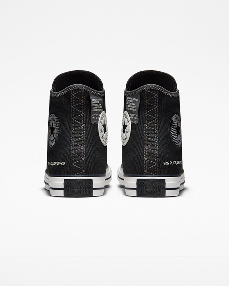 Dámské Vysoké Converse ​Chuck Taylor All Star Outdoorové Experience Unisex Černé Šedé Bílé | 6231-OKTWQ