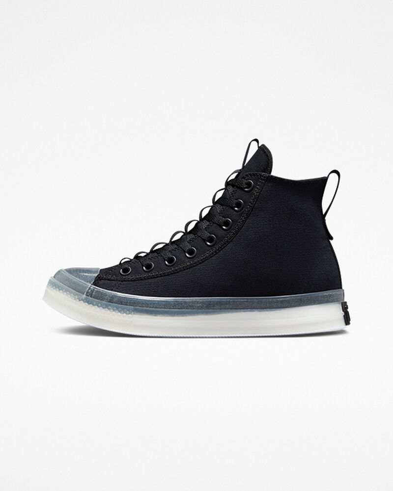 Dámské Vysoké Converse ​Chuck Taylor All Star CX Explore Unisex Černé Černé Bílé | 6723-JBFNY