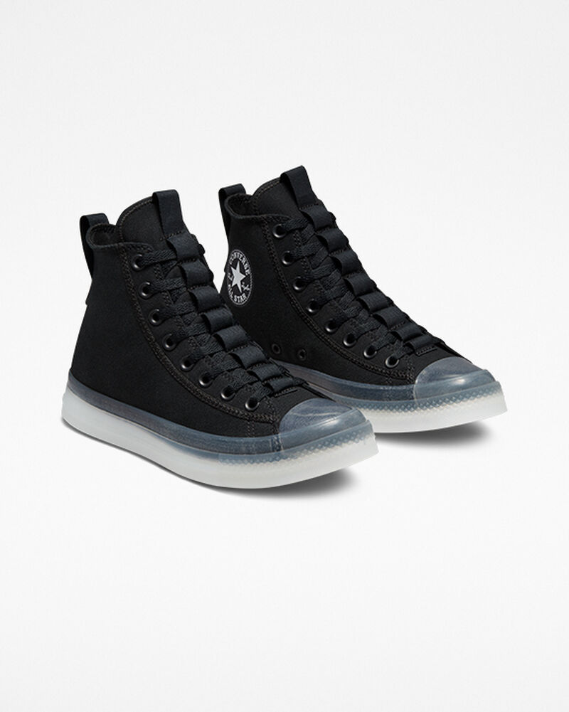 Dámské Vysoké Converse ​Chuck Taylor All Star CX Explore Unisex Černé Černé Bílé | 6723-JBFNY