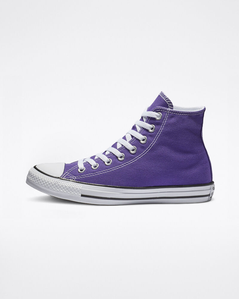 Dámské Vysoké Converse ​Chuck Taylor All Star Classic Unisex Fialové | 7196-OTXLW
