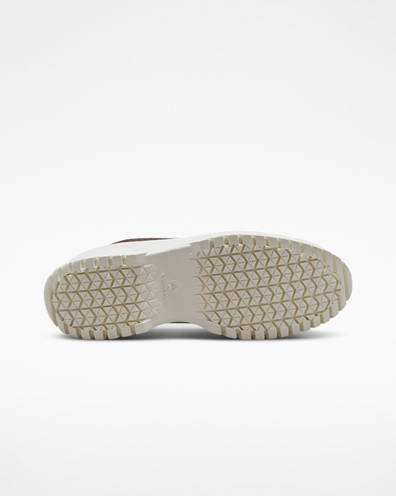 Dámské Vysoké Converse ​Chuck Taylor All Star Lugged 2.0 Denim Hnědé | 7258-AKSCM