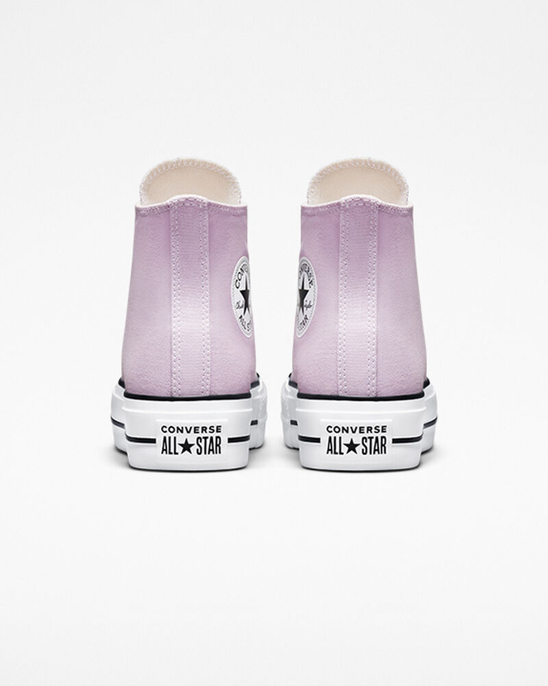 Dámské Vysoké Converse ​Chuck Taylor All Star Lift Seasonal Color Bílé Černé | 7580-IZRAL