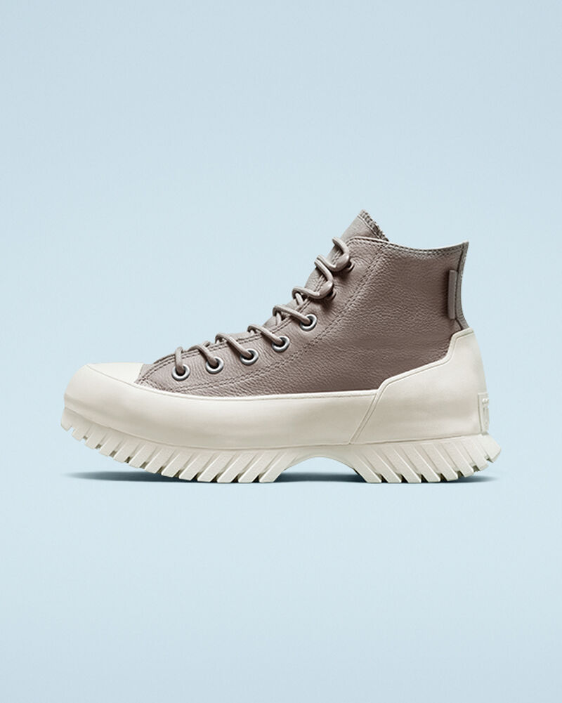 Dámské Vysoké Converse ​Chuck Taylor All Star Lugged Zimní 2.0 Hummus/Hummus/Egret | 7935-YMCPO