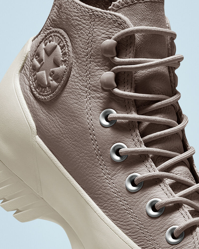 Dámské Vysoké Converse ​Chuck Taylor All Star Lugged Zimní 2.0 Hummus/Hummus/Egret | 7935-YMCPO
