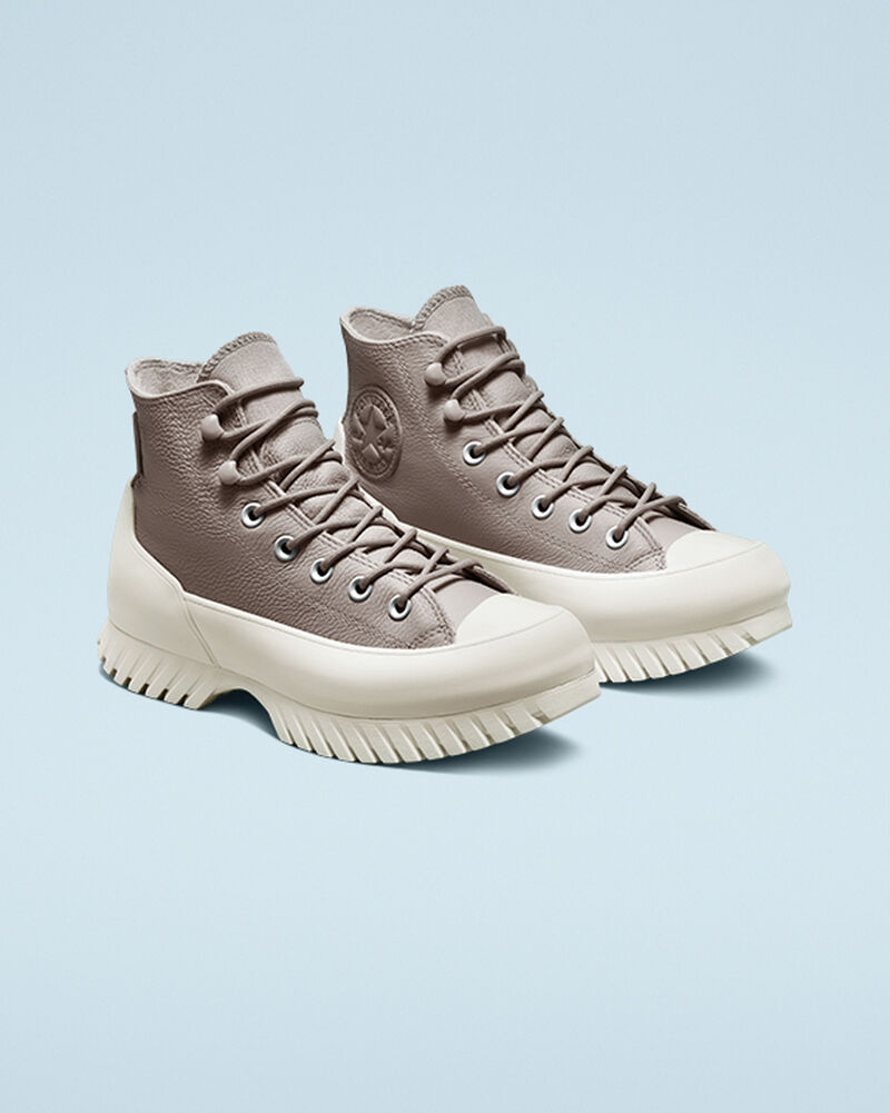 Dámské Vysoké Converse ​Chuck Taylor All Star Lugged Zimní 2.0 Hummus/Hummus/Egret | 7935-YMCPO