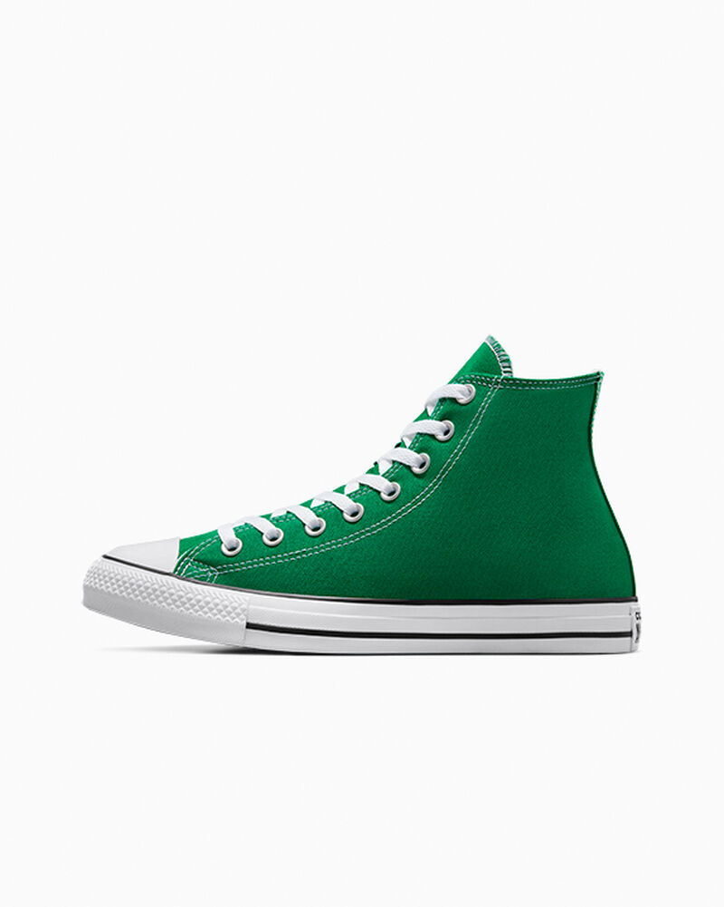 Dámské Vysoké Converse ​Chuck Taylor All Star Classic Unisex Zelene Bílé Bílé | 8516-BYFDA