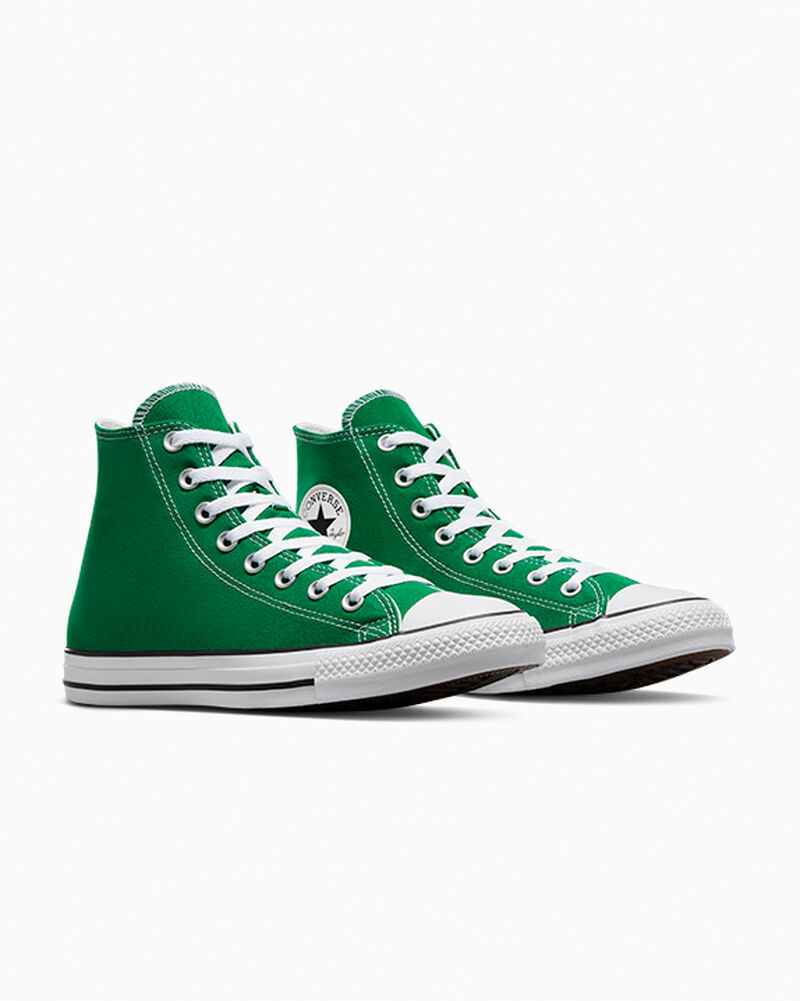 Dámské Vysoké Converse ​Chuck Taylor All Star Classic Unisex Zelene Bílé Bílé | 8516-BYFDA