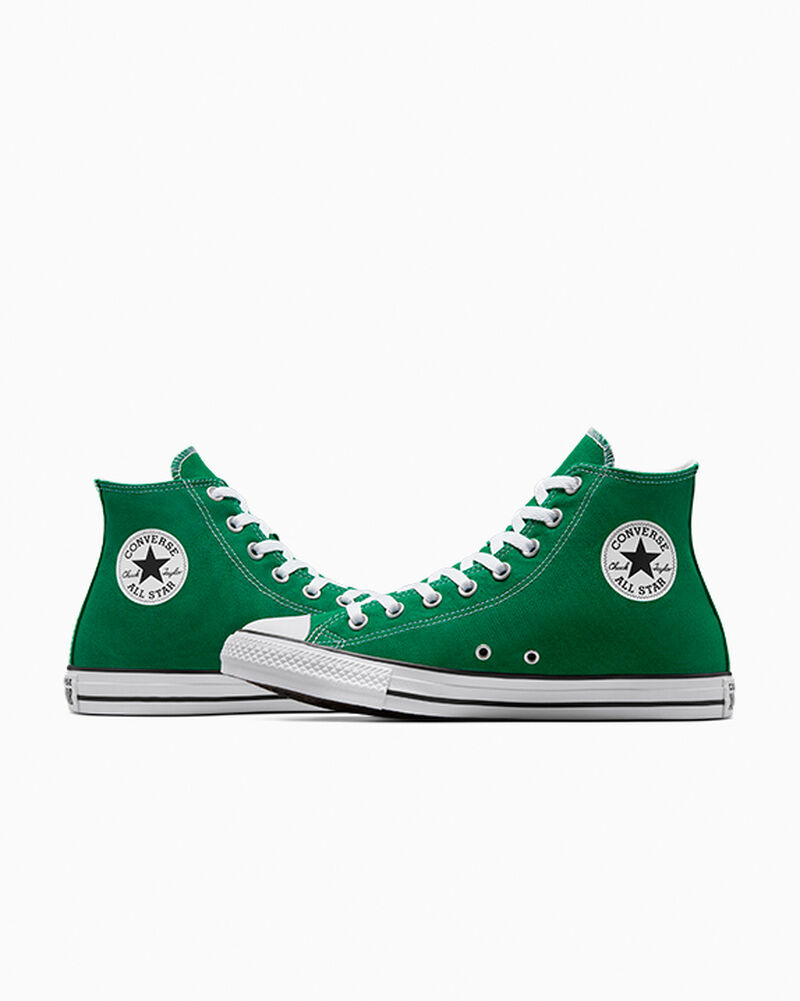 Dámské Vysoké Converse ​Chuck Taylor All Star Classic Unisex Zelene Bílé Bílé | 8516-BYFDA