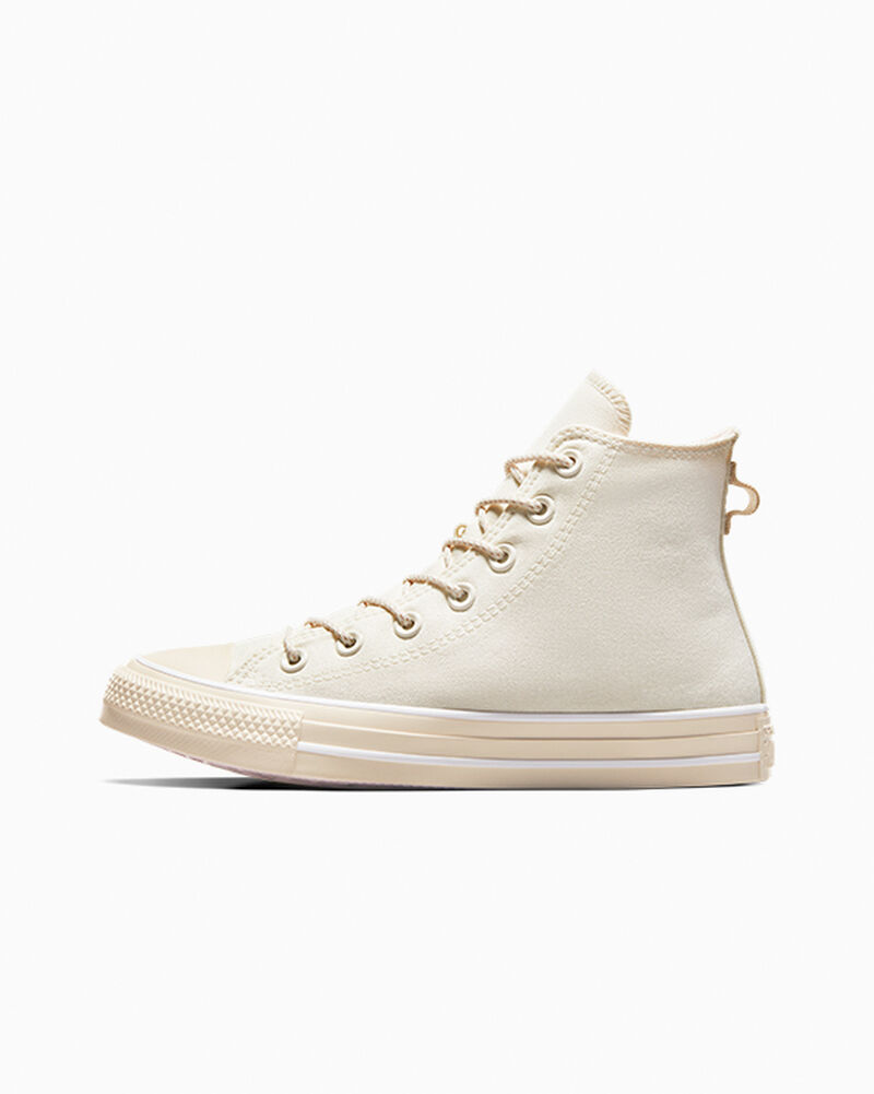 Dámské Vysoké Converse ​Chuck Taylor All Star Béžový Bílé | 8549-TUQZB