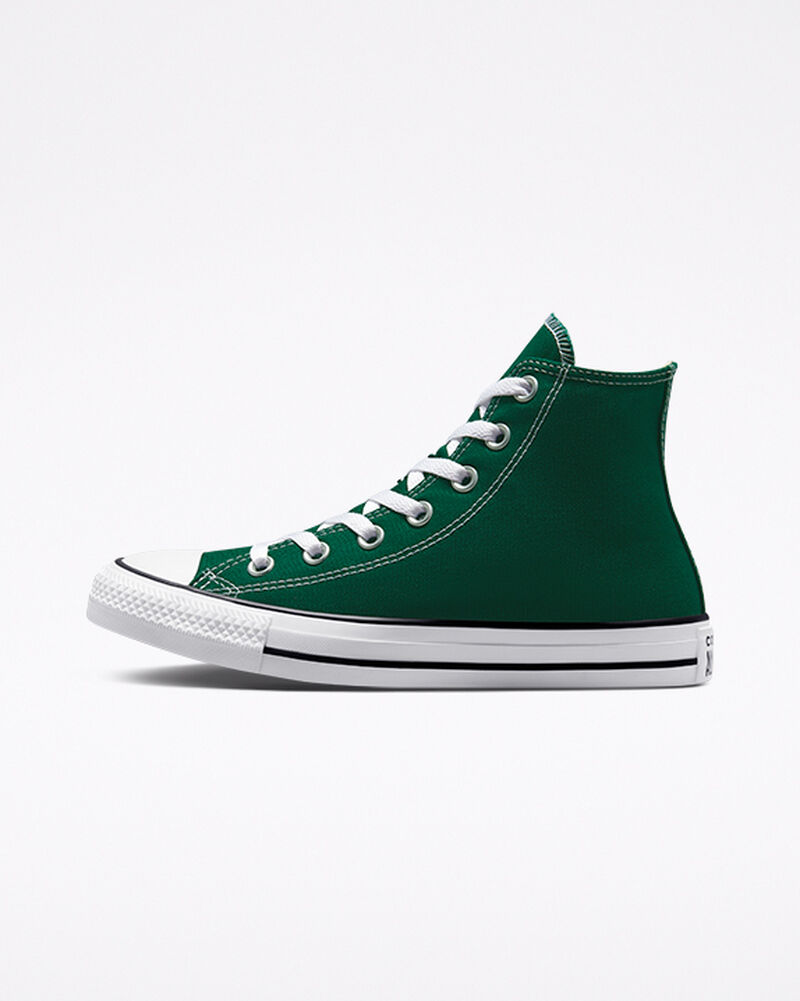 Dámské Vysoké Converse ​Chuck Taylor All Star Seasonal Color Unisex Bílé Černé | 8930-UJEVO