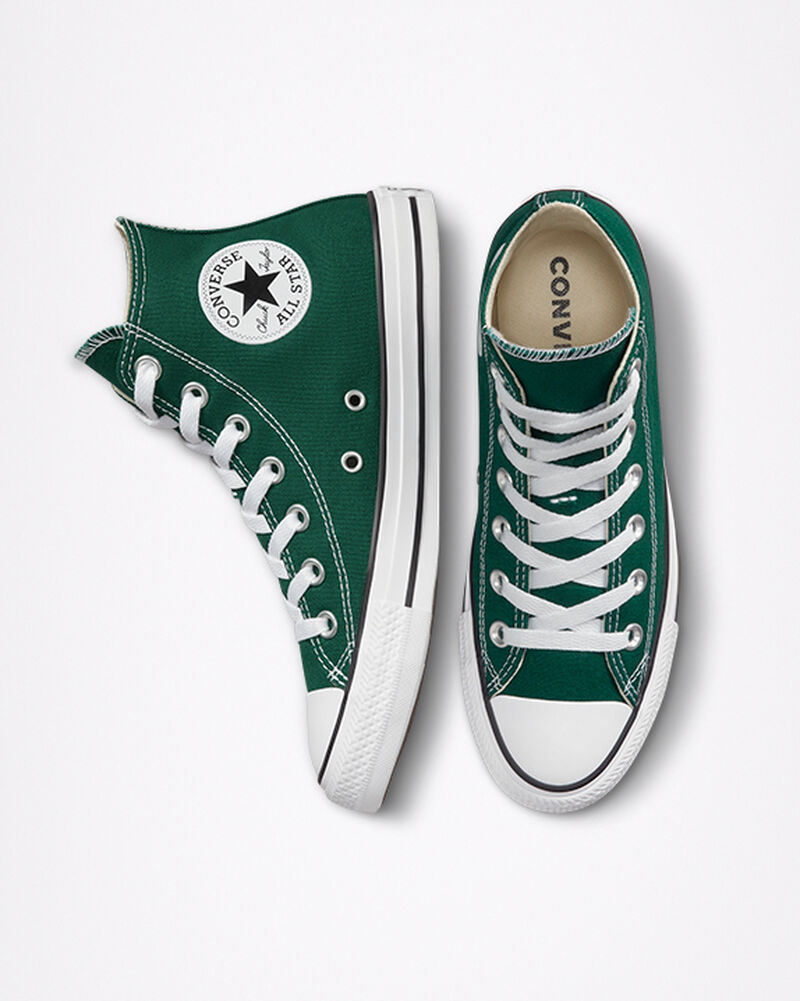Dámské Vysoké Converse ​Chuck Taylor All Star Seasonal Color Unisex Bílé Černé | 8930-UJEVO