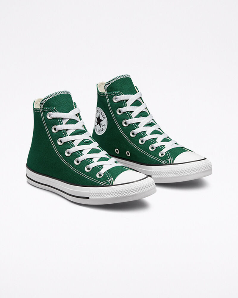 Dámské Vysoké Converse ​Chuck Taylor All Star Seasonal Color Unisex Bílé Černé | 8930-UJEVO