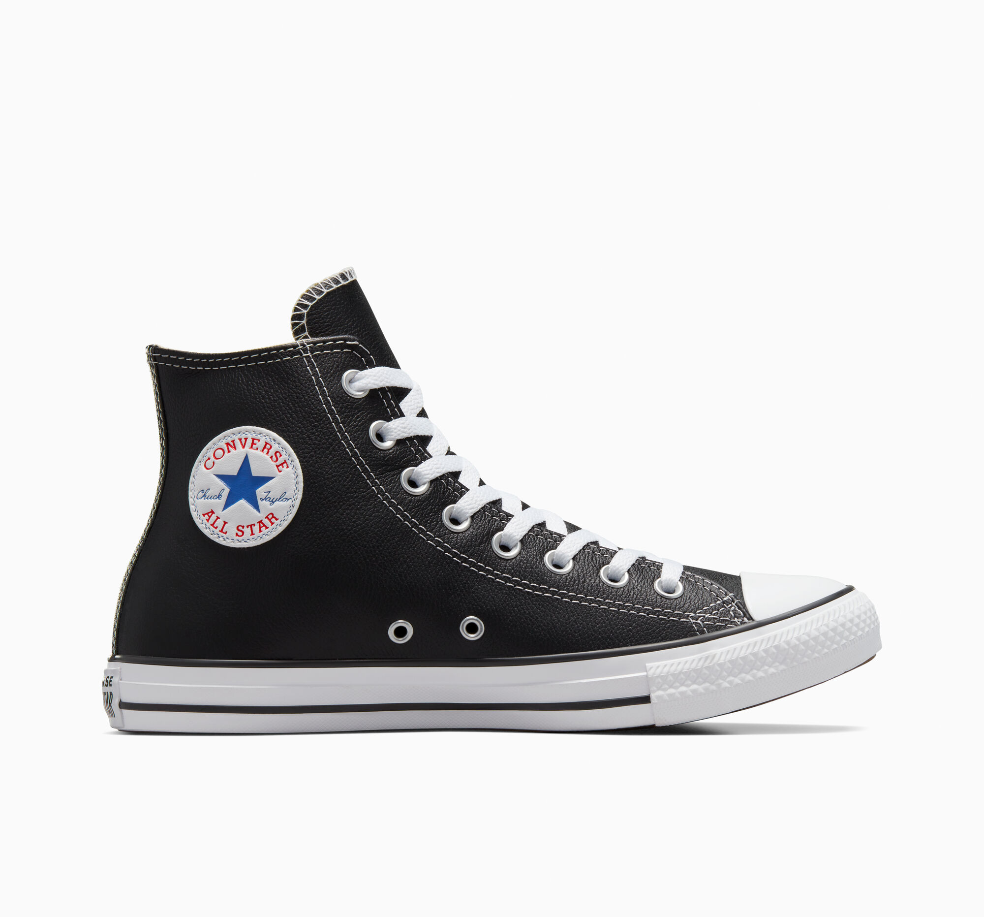 Dámské Vysoké Converse ​Chuck Taylor All Star Læder Unisex Černé | 9305-PZTRI