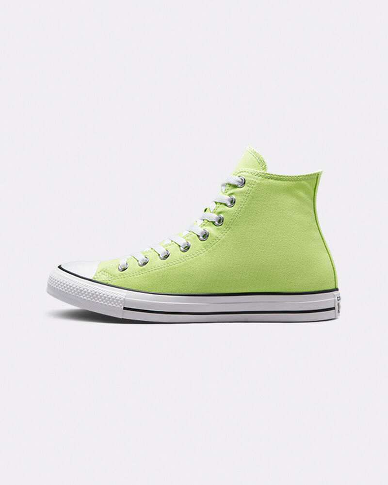 Dámské Vysoké Converse ​Chuck Taylor All Star Seasonal Color Unisex Bílé Černé | 9705-ROUEL