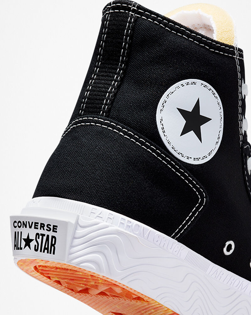 Dámské Vysoké Converse ​Chuck Taylor Alt Star Platene Unisex Černé Bílé Bílé | 4728-GCJFU