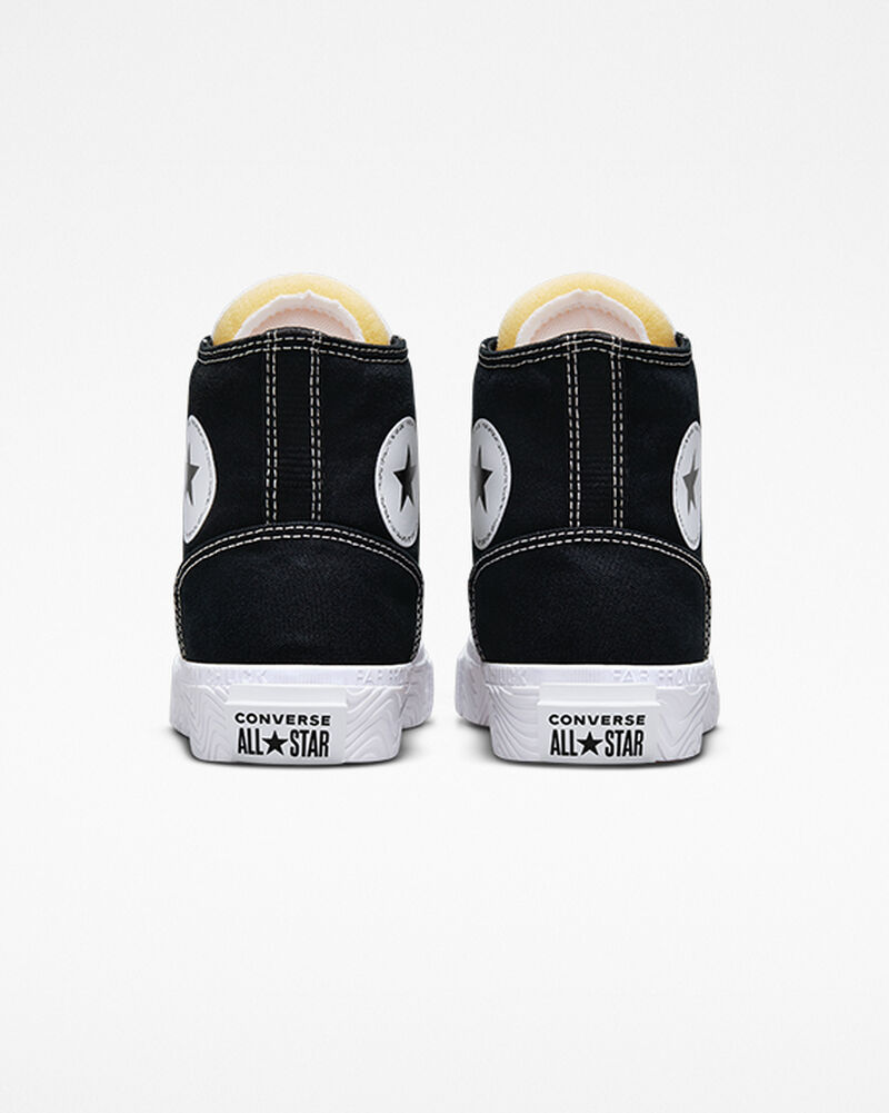Dámské Vysoké Converse ​Chuck Taylor Alt Star Platene Unisex Černé Bílé Bílé | 4728-GCJFU