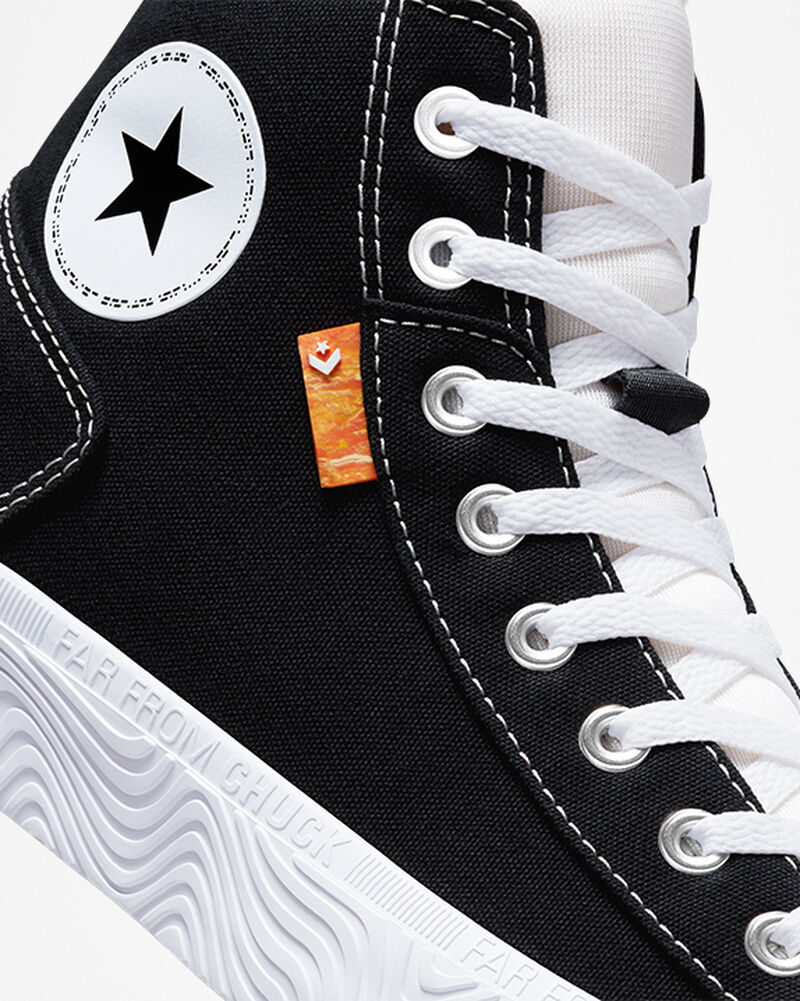 Dámské Vysoké Converse ​Chuck Taylor Alt Star Platene Unisex Černé Bílé Bílé | 4728-GCJFU
