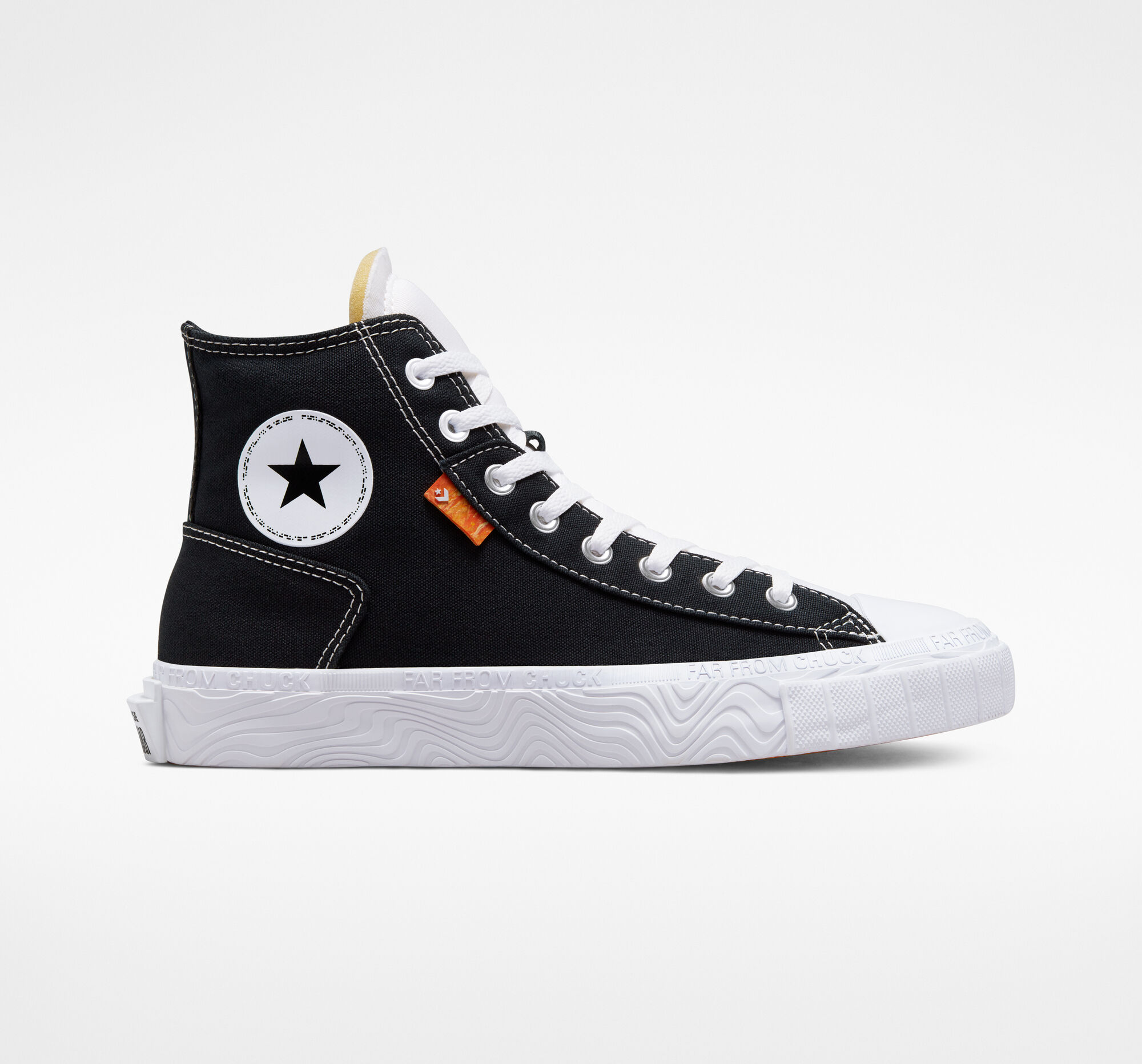 Dámské Vysoké Converse ​Chuck Taylor Alt Star Platene Unisex Černé Bílé Bílé | 4728-GCJFU