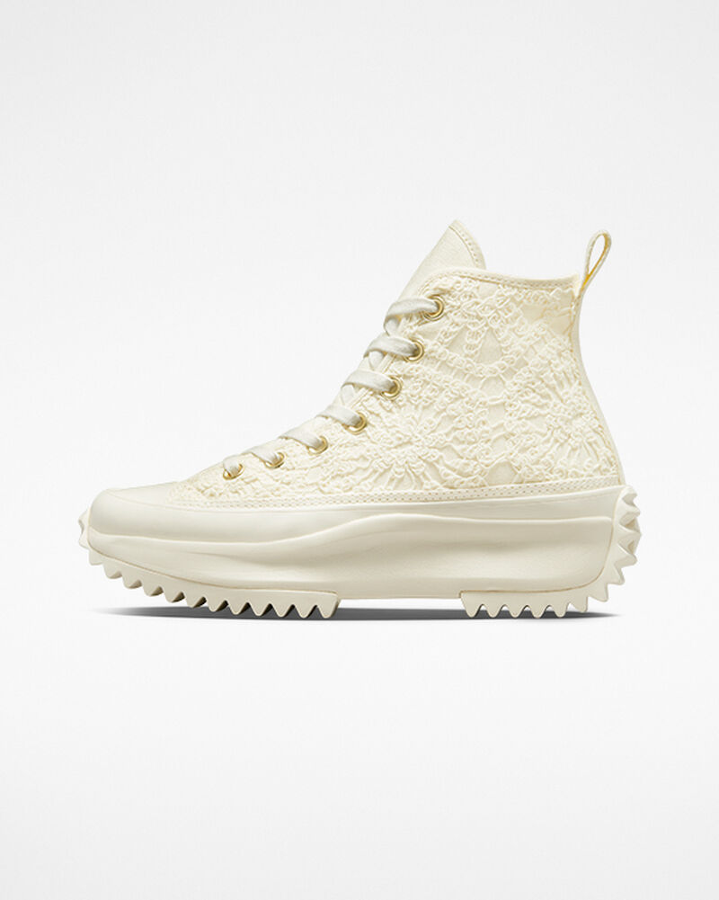 Dámské Vysoké Converse ​Run Star Hike Daisy Cord Světle Zlaté | 8196-QXRSC