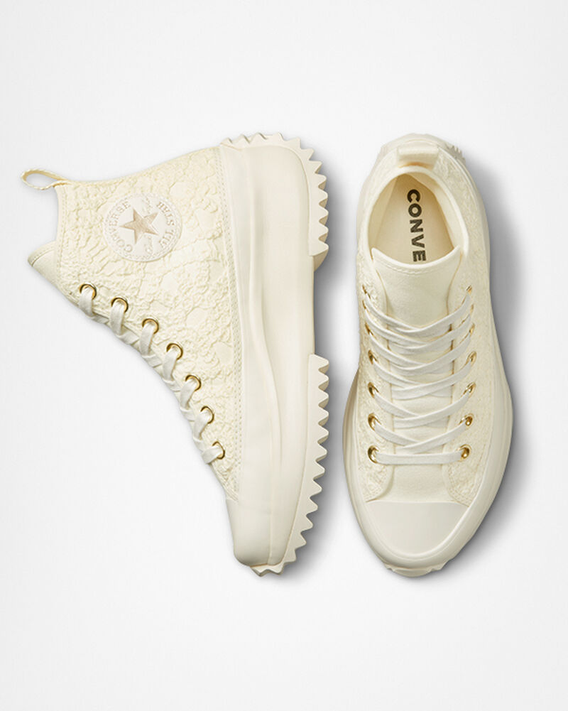 Dámské Vysoké Converse ​Run Star Hike Daisy Cord Světle Zlaté | 8196-QXRSC