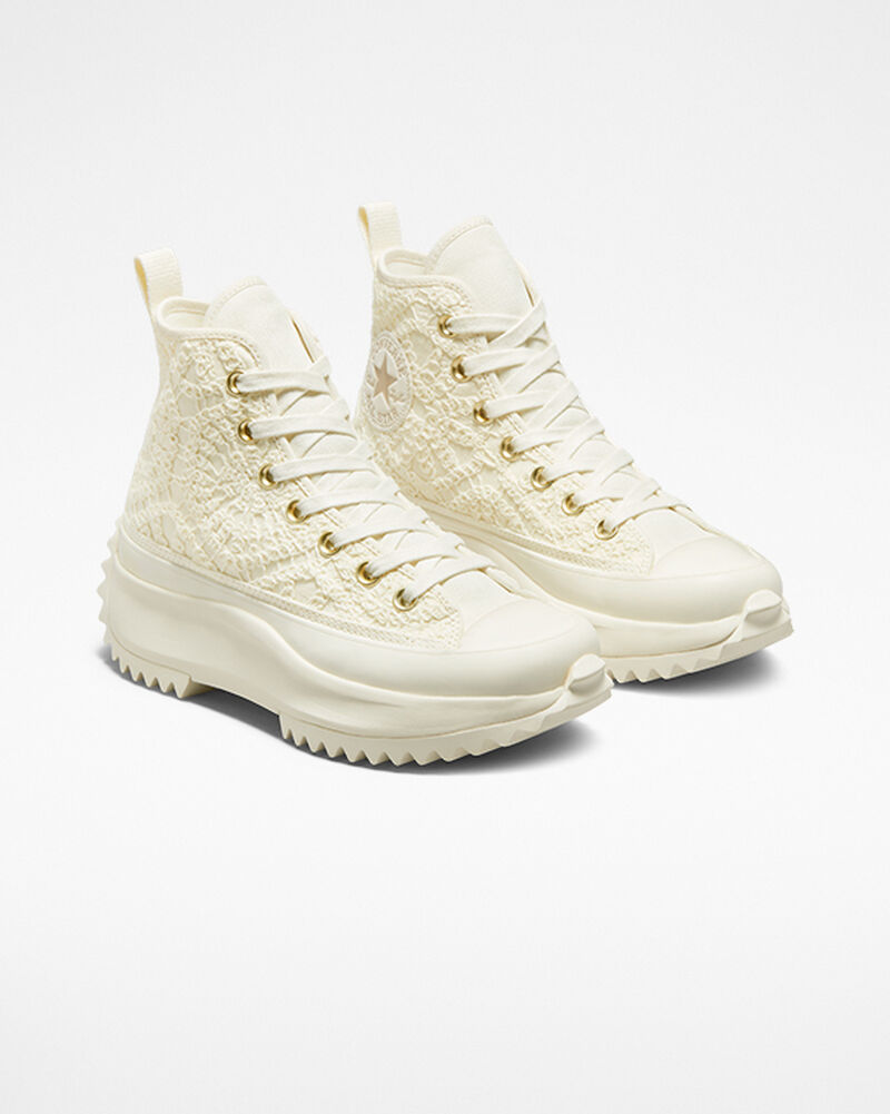 Dámské Vysoké Converse ​Run Star Hike Daisy Cord Světle Zlaté | 8196-QXRSC