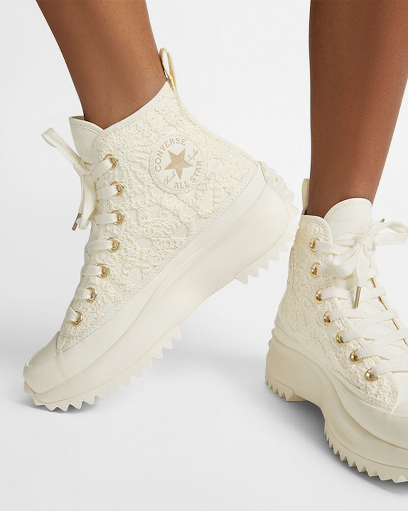 Dámské Vysoké Converse ​Run Star Hike Daisy Cord Světle Zlaté | 8196-QXRSC