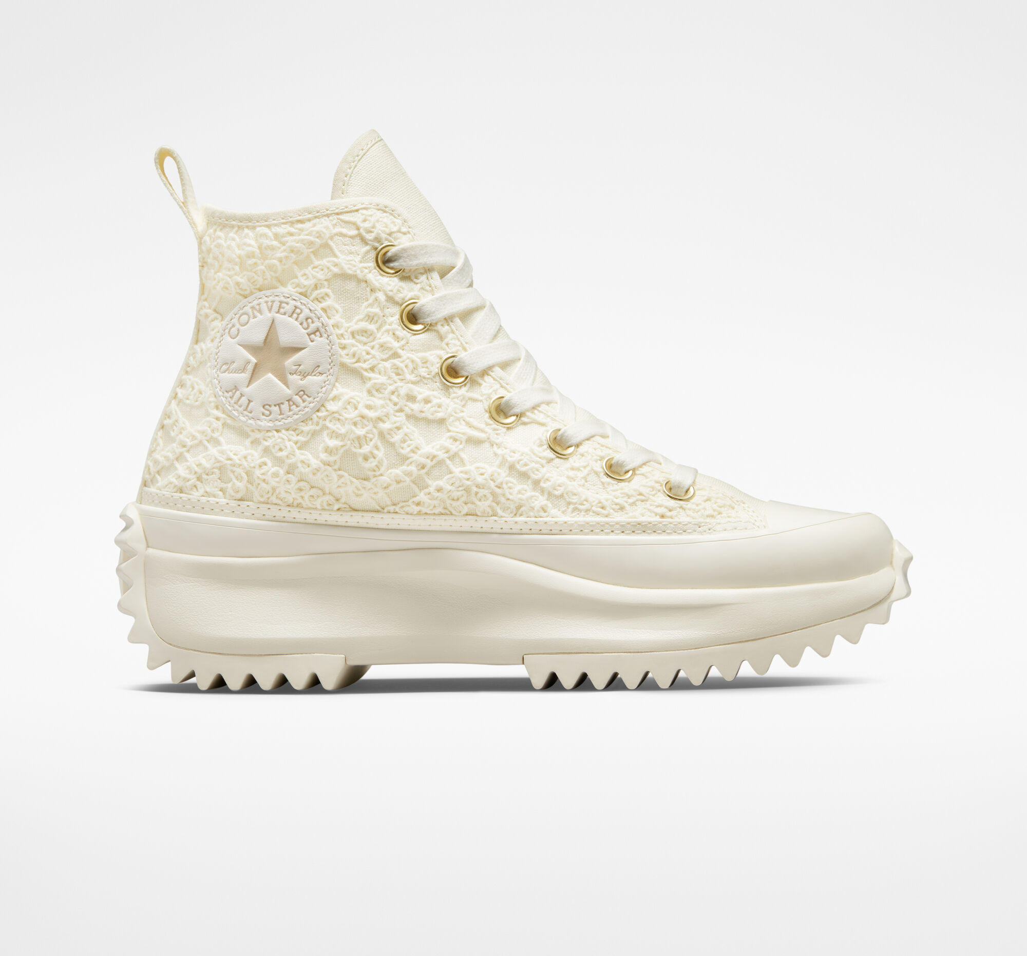 Dámské Vysoké Converse ​Run Star Hike Daisy Cord Světle Zlaté | 8196-QXRSC