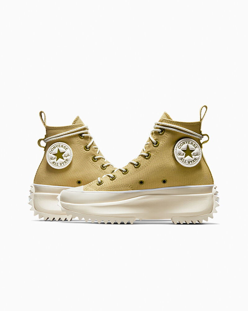 Dámské Vysoké Converse ​Run Star Hike Unisex Béžový Bílé | 7826-OQCWZ