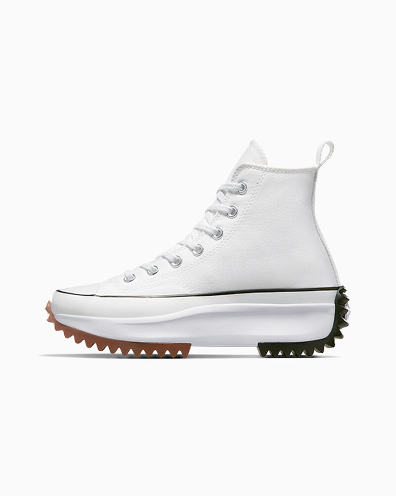 Dámské Vysoké Converse ​Run Star Hike Unisex Bílé Černé | 9027-MKNFT
