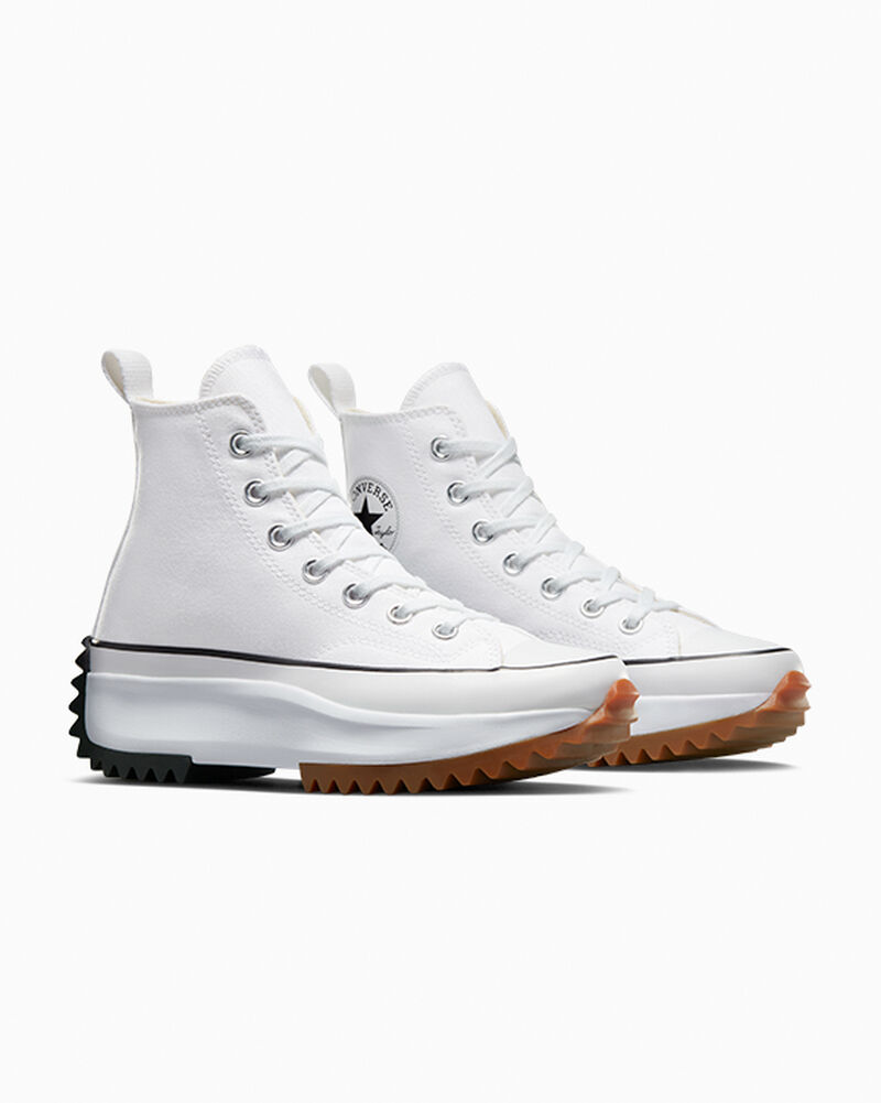 Dámské Vysoké Converse ​Run Star Hike Unisex Bílé Černé | 9027-MKNFT