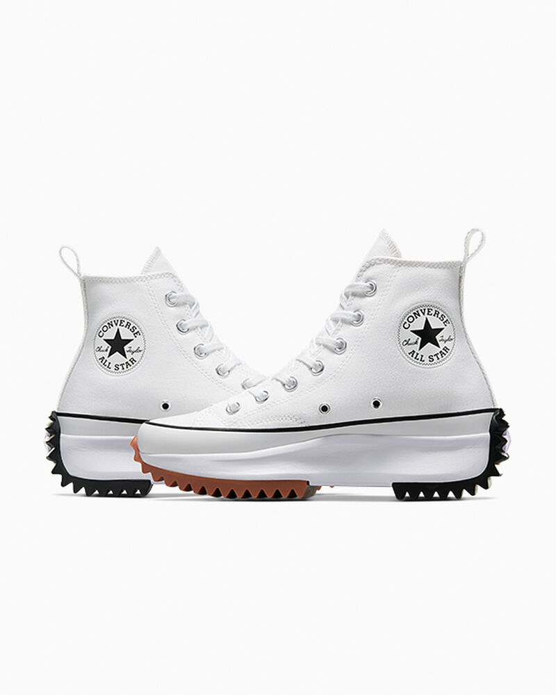 Dámské Vysoké Converse ​Run Star Hike Unisex Bílé Černé | 9027-MKNFT