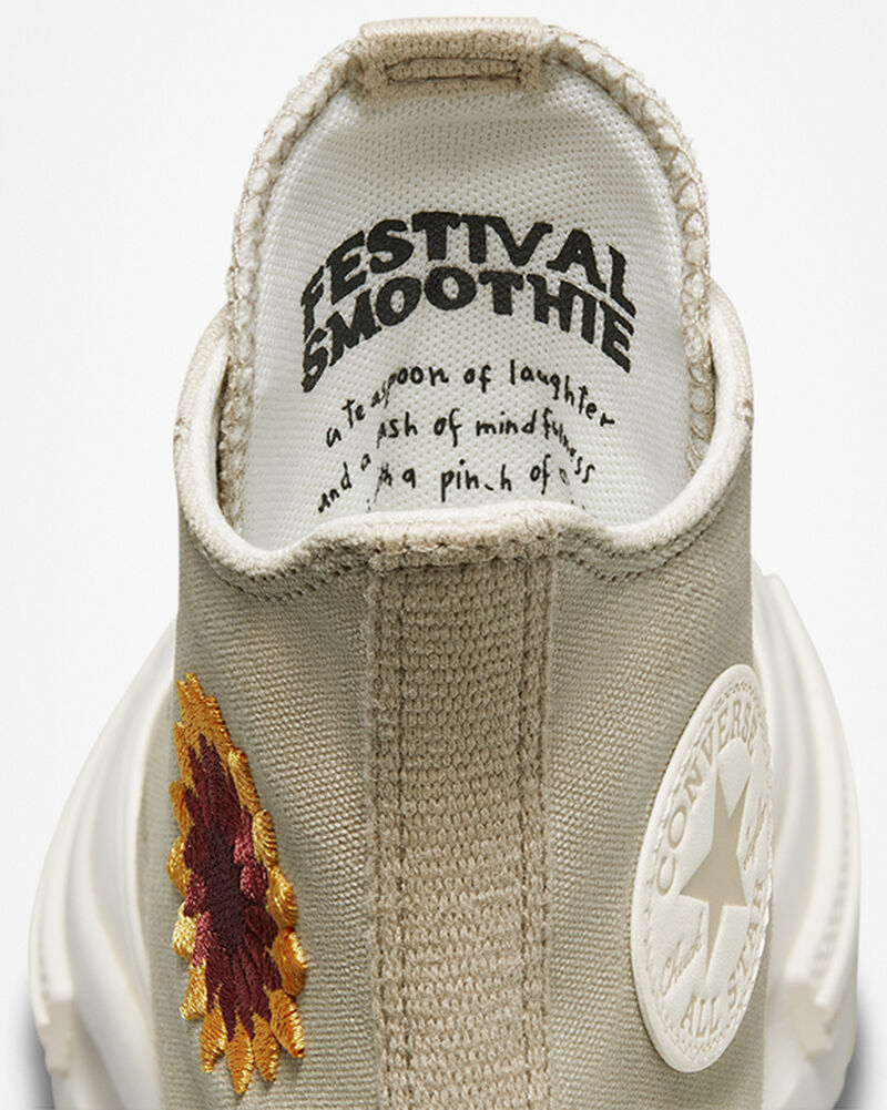 Dámské Vysoké Converse ​Run Star Legacy CX Festival Florals Unisex Šedé Červené | 0641-EDASY