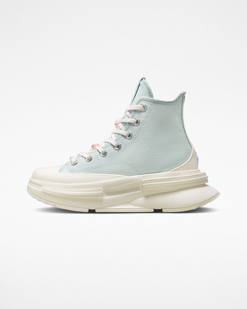 Dámské Vysoké Converse ​Run Star Legacy CX DIY Beads Světle Tyrkysové Bílé Světle Tyrkysové Bílé | 5732-LTRSO
