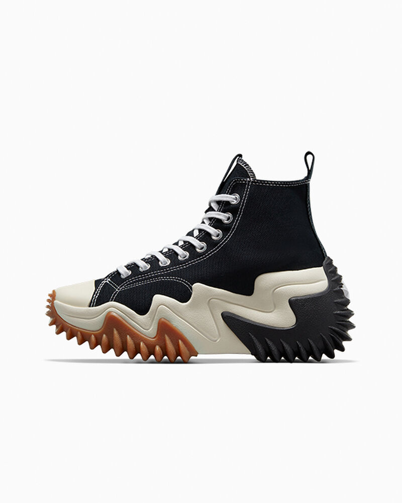 Dámské Vysoké Converse ​Run Star Motion CX Unisex Černé Bílé Oranžové | 2403-YVCNU