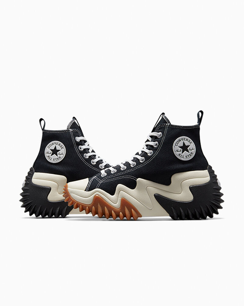 Dámské Vysoké Converse ​Run Star Motion CX Unisex Černé Bílé Oranžové | 2403-YVCNU