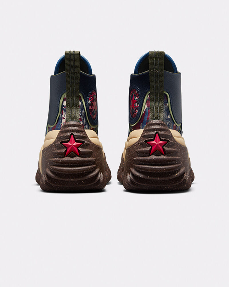 Dámské Vysoké Converse ​Run Star Motion CX Black Joy Unisex Tmavě | 4713-KWZVR